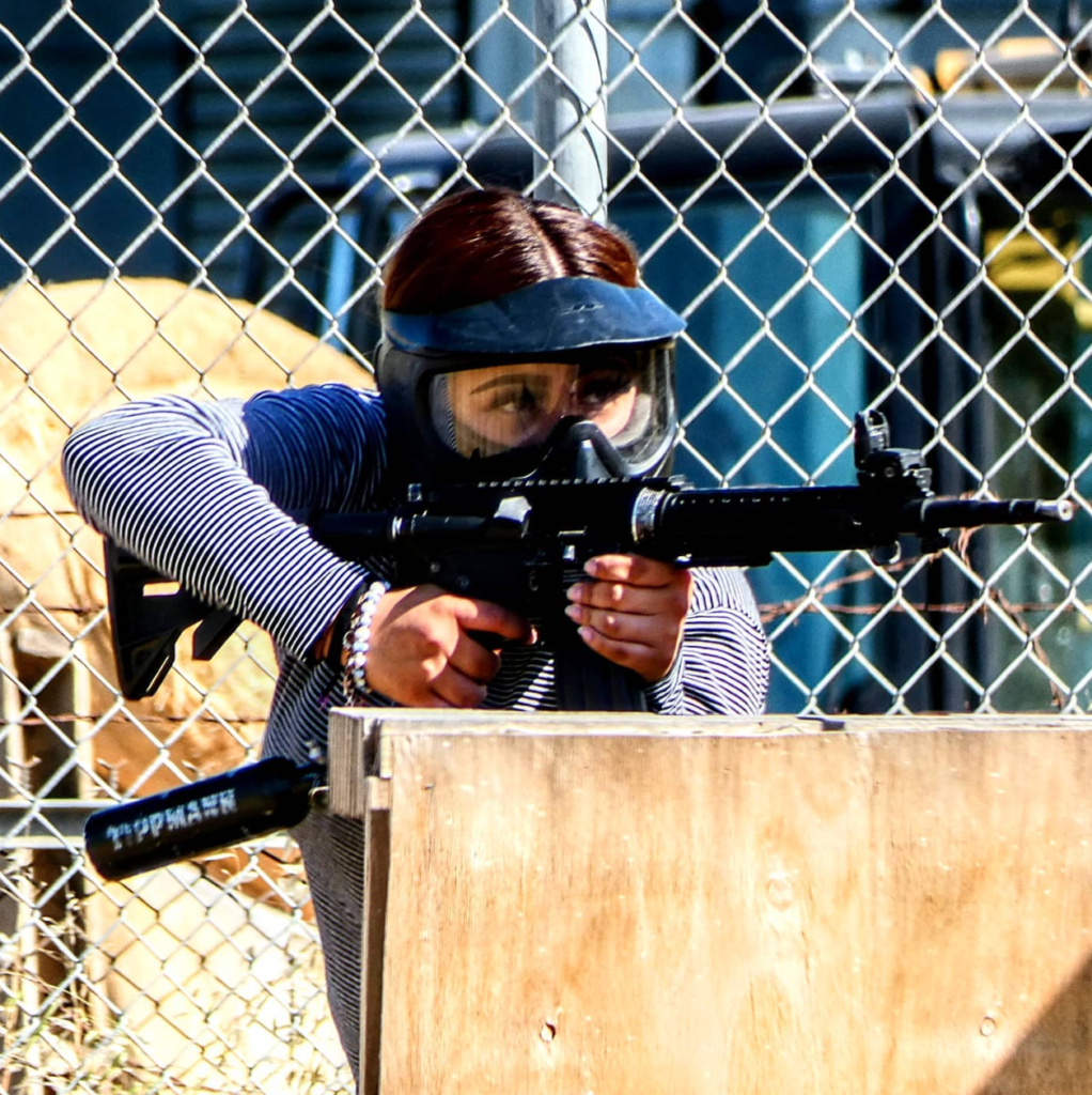Airsoft player